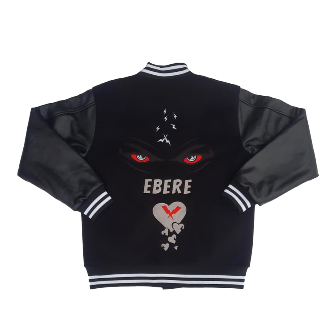 Blessings Black Letterman Jacket