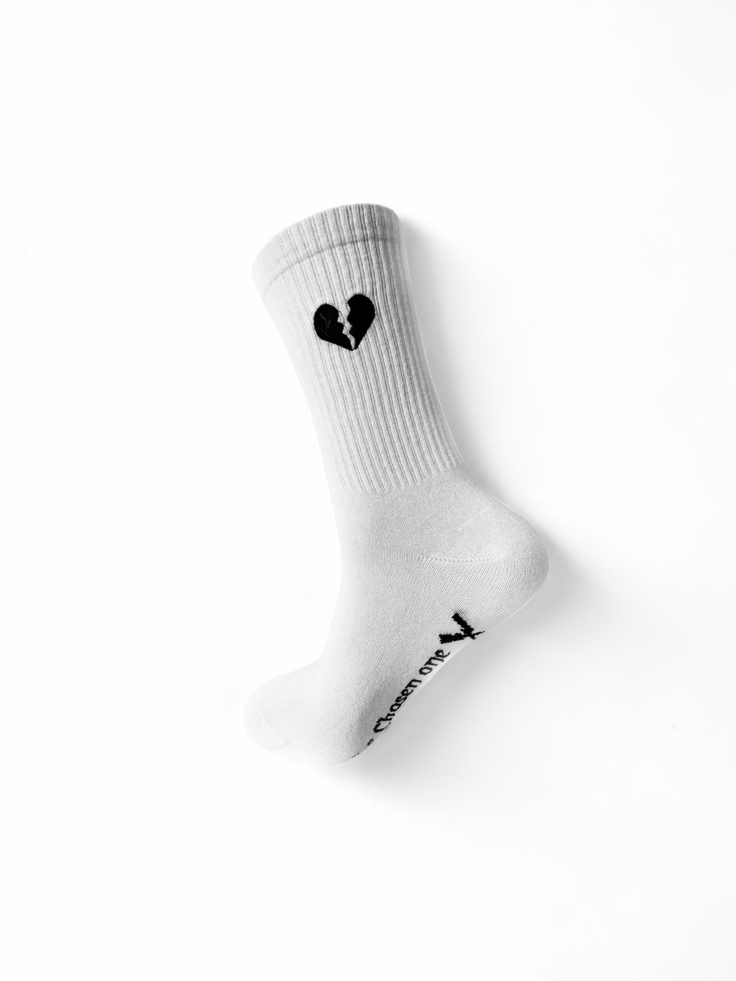 Perseverance Logo Socks - White