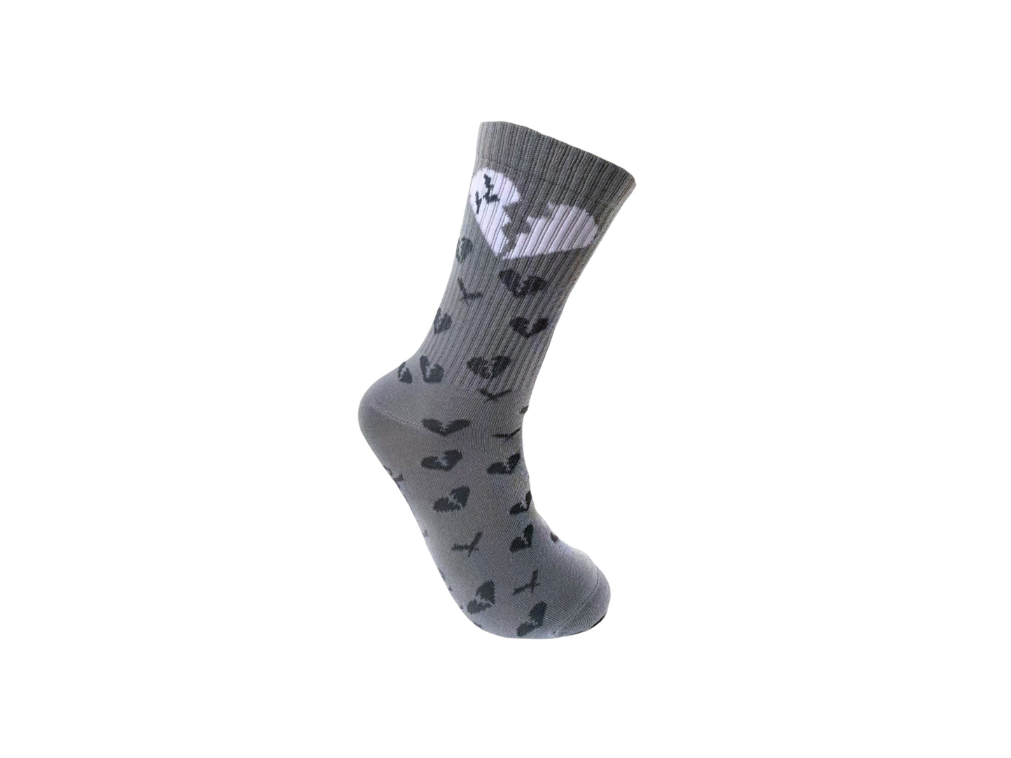 Perseverance Logo Socks - Grey