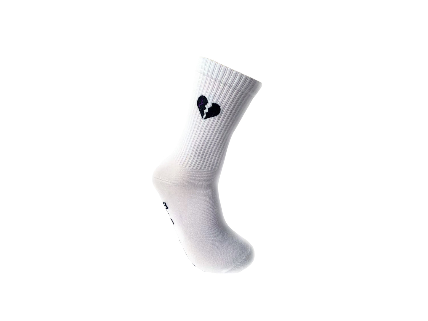 Perseverance Logo Socks - White