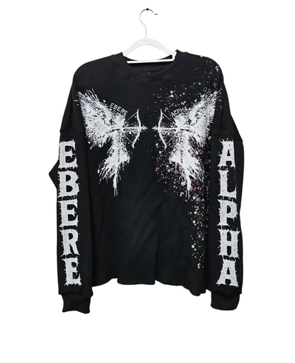 Angel thermal sweater black