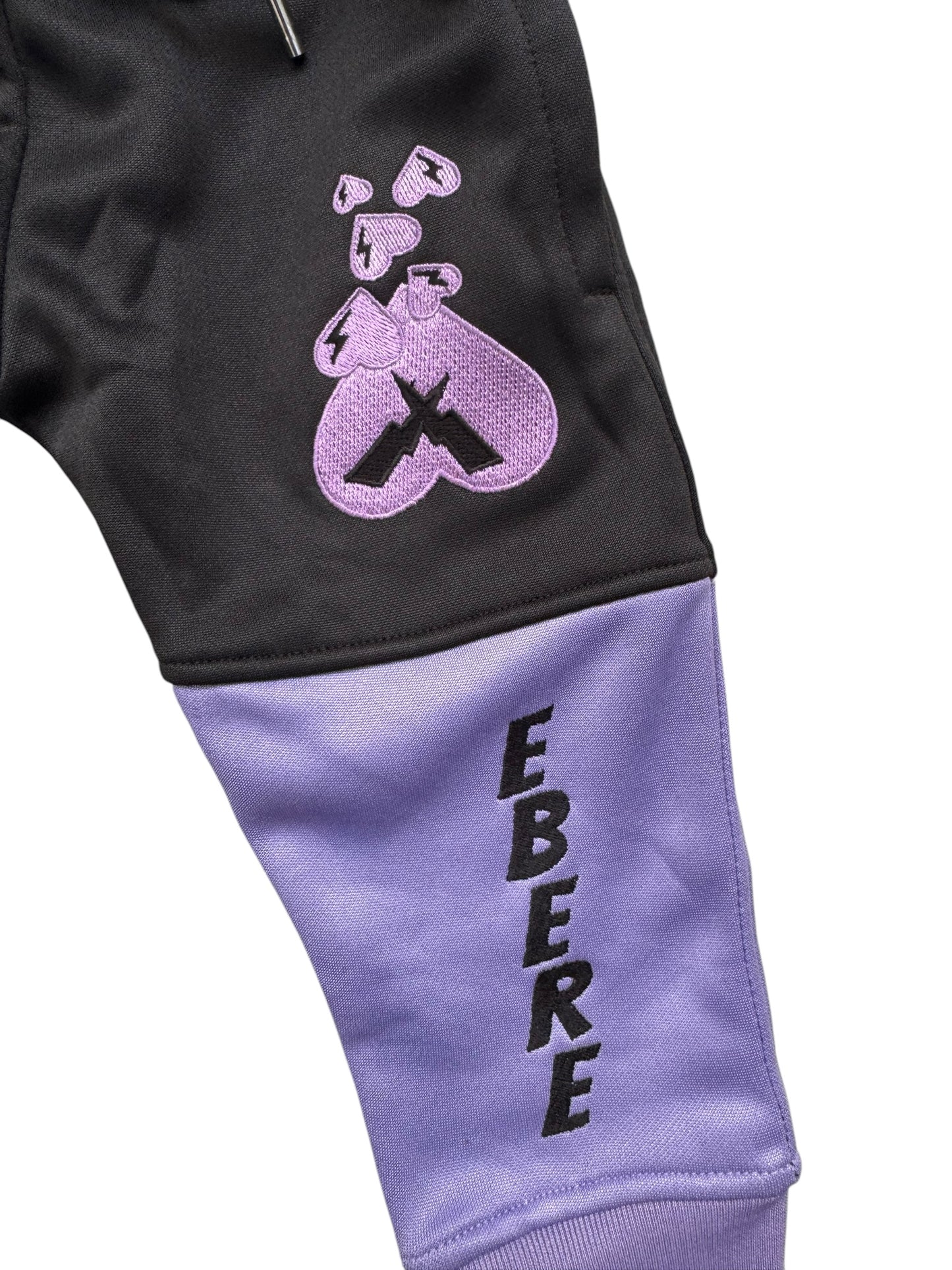 BLESSINGS KIDS BLACK/LAVENDER SET