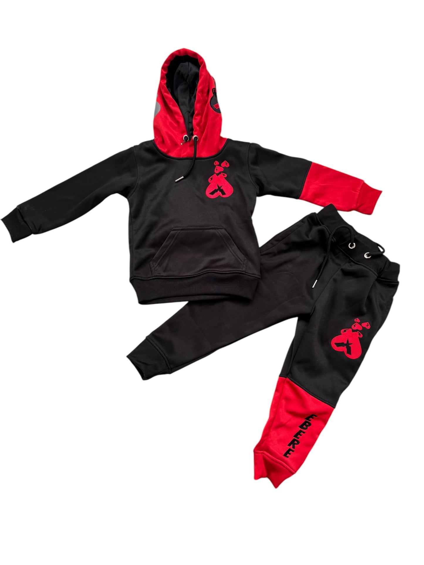 BLESSINGS KIDS BLACK/RED SET