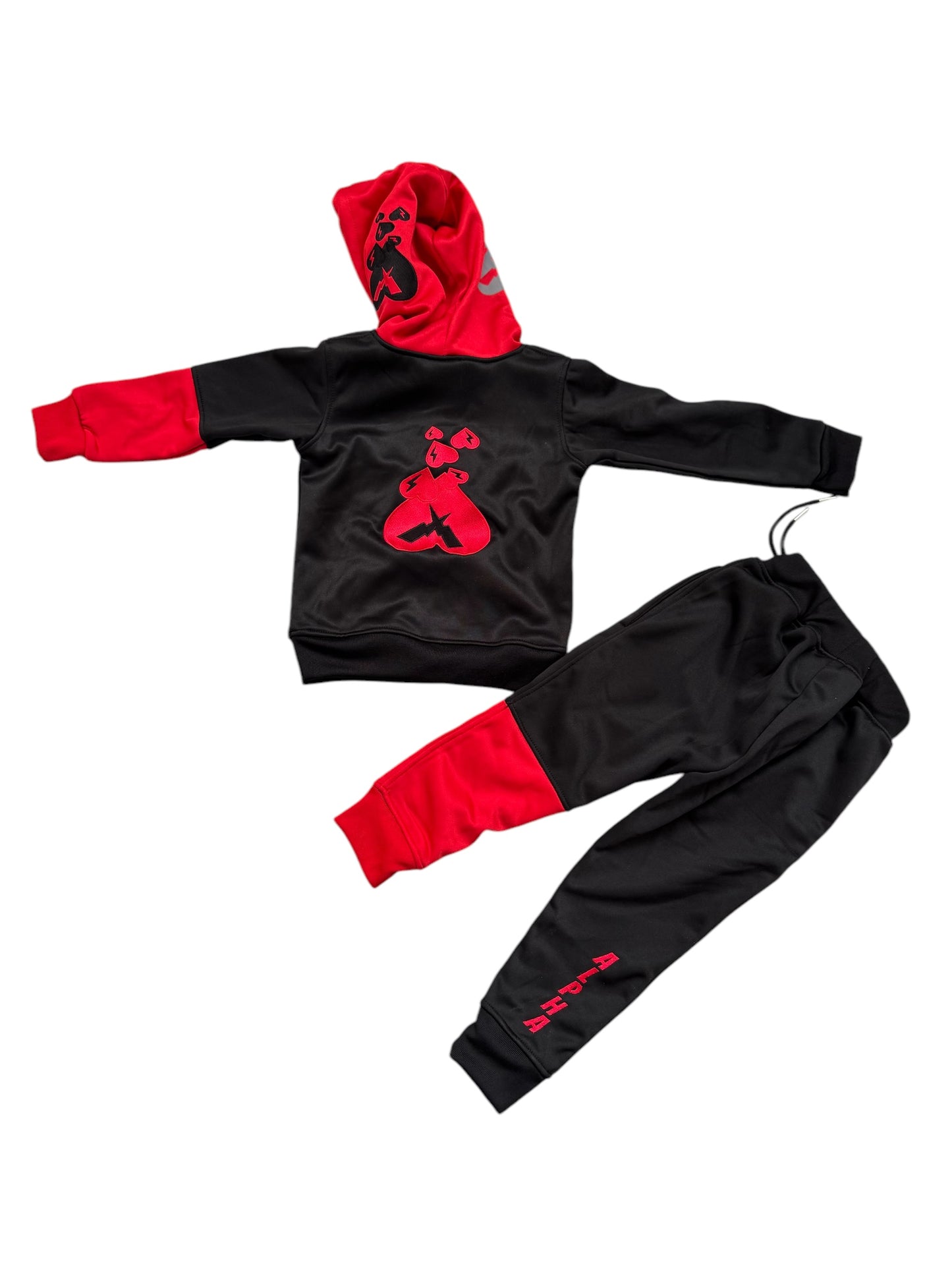 BLESSINGS KIDS BLACK/RED SET