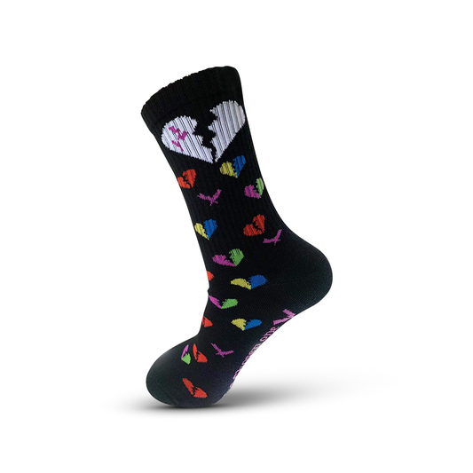 Perseverance Logo Socks  - Black