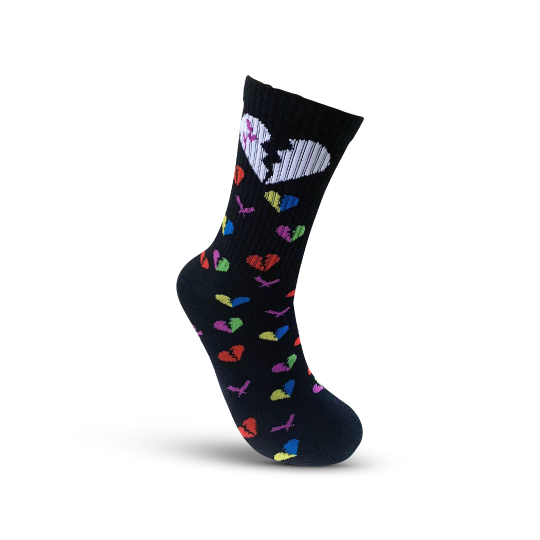 Perseverance Logo Socks  - Black