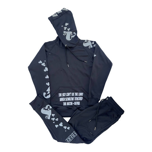 Limitless Blessings Tracksuit - Black